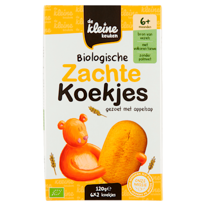 Biologische zachte koekjes 6+