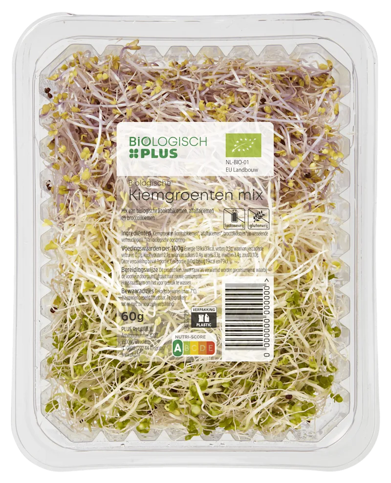 Biologisch PLUS Milde kiemgroente