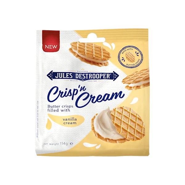 Jules Destrooper Crisp ?n cream vanille