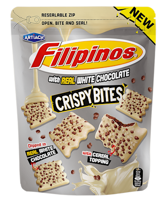 Crispy bites white chocolate