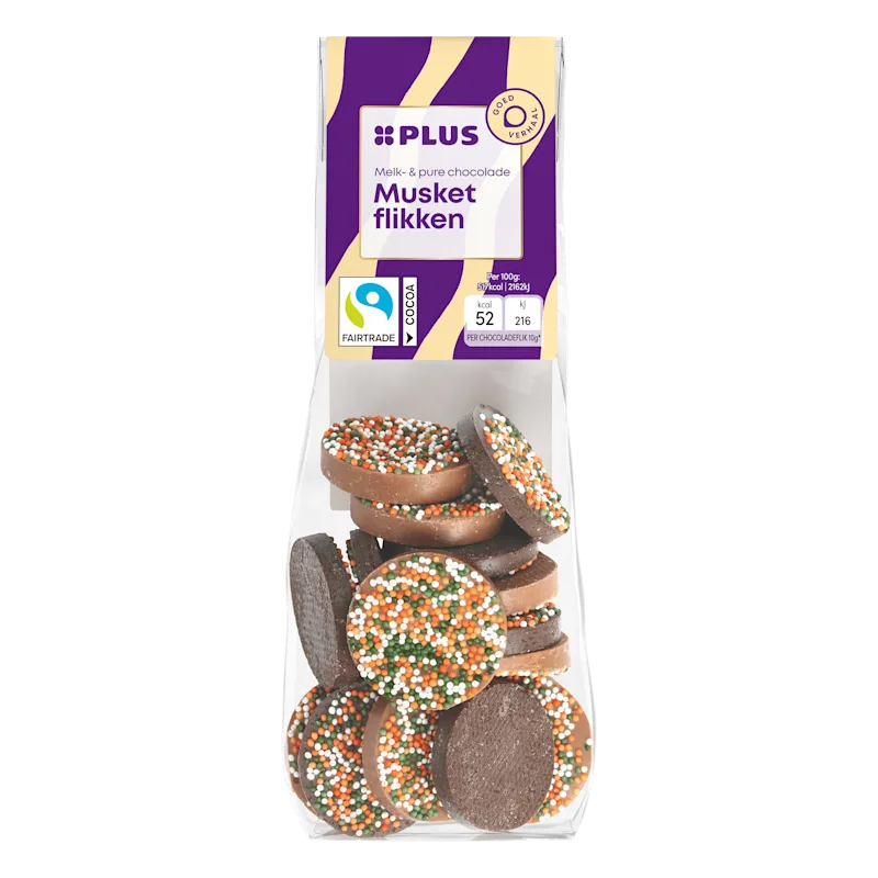 PLUS Chocoladeflikken musket mix