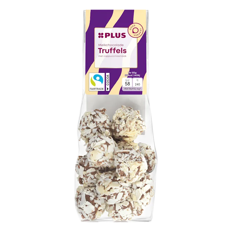 PLUS Cappuchinotruffels