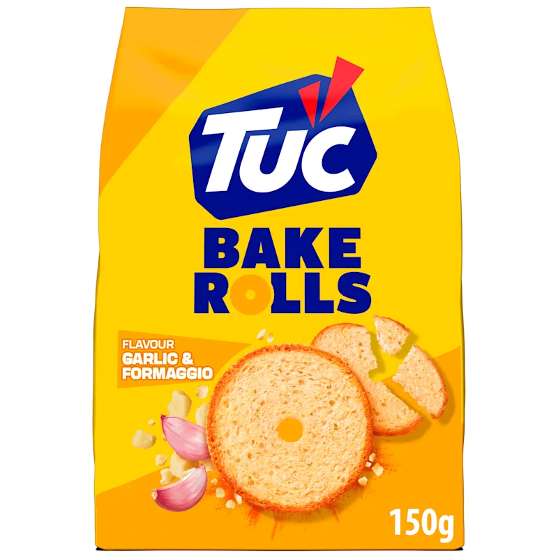 Lu TUC Bake Rolls Garlic & Formaggio