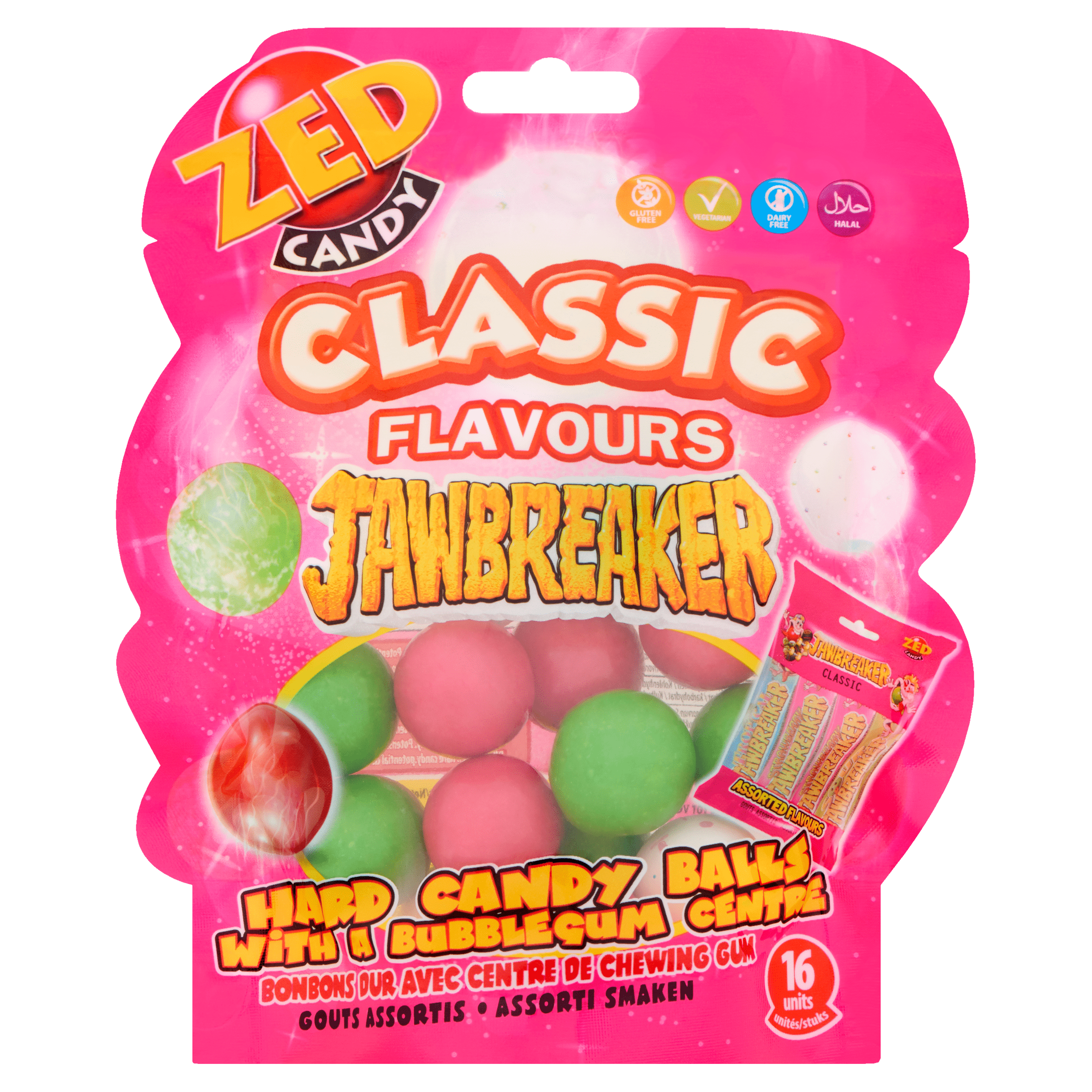Zedcandy Jawbreakers classic Per Zakje 132 g