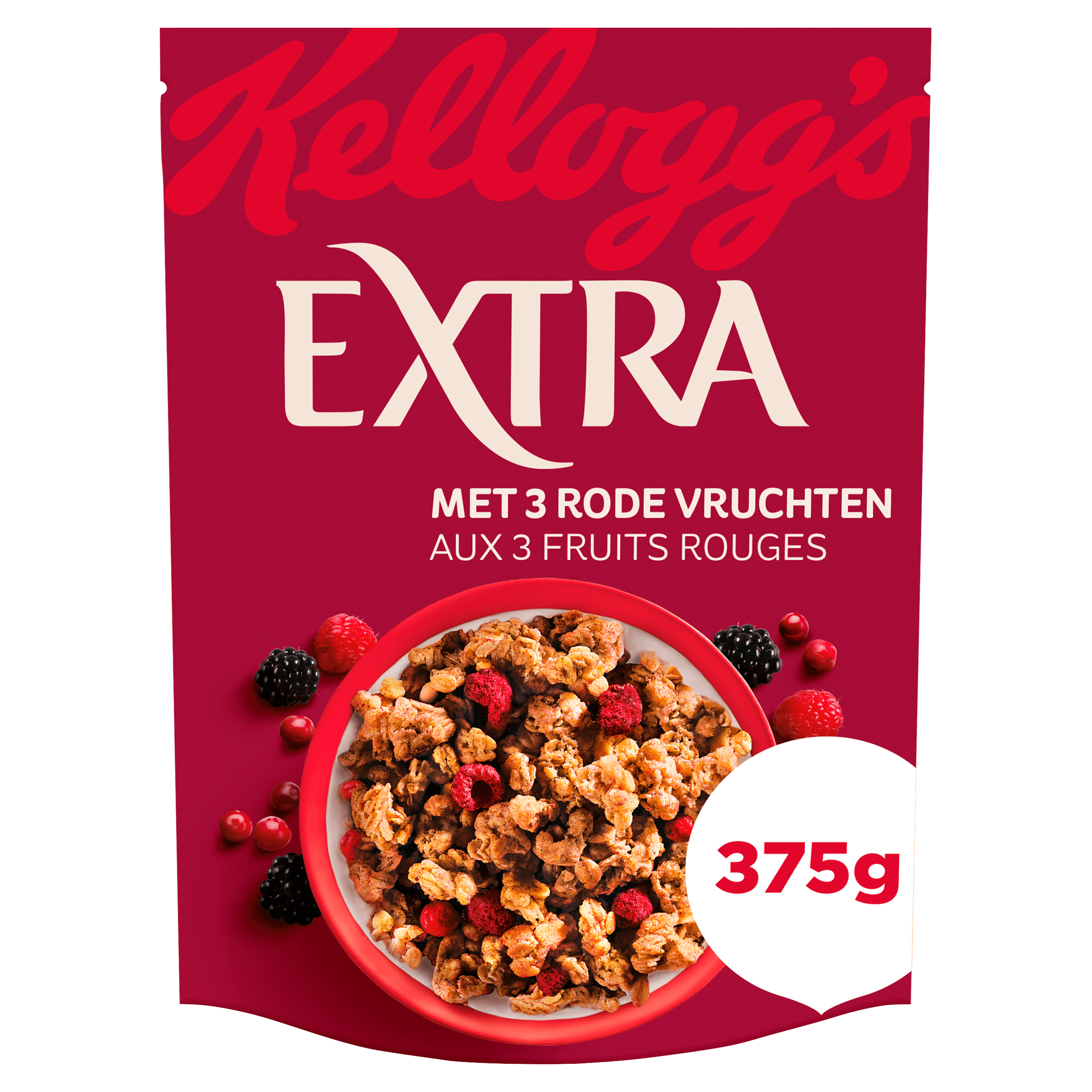 Kellogg's Extra Rode Vruchten Per Stazak 375 g