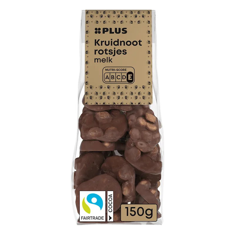 PLUS kruidnootrotsjes melk fairtrade
