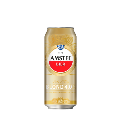 Blond bier blik