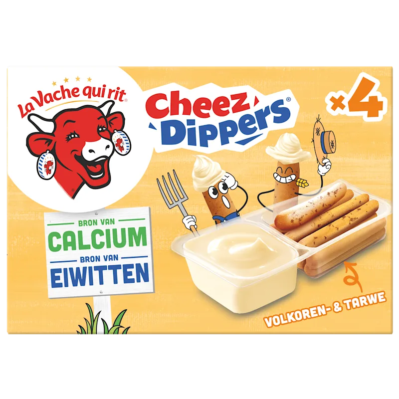 La Vache Qui Rit Cheez Dippers volkoren & tarwe