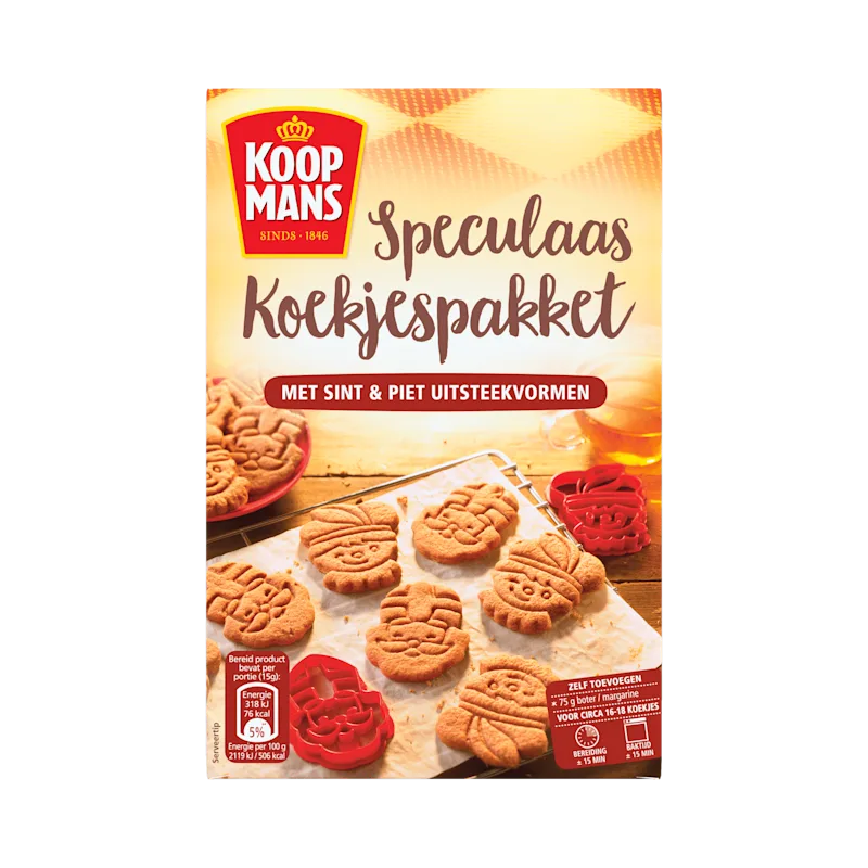 Koopmans Speculaas koekjespakket bakmix