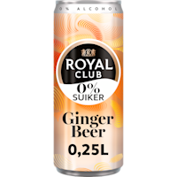 Royal Club Ginger beer 0% suiker