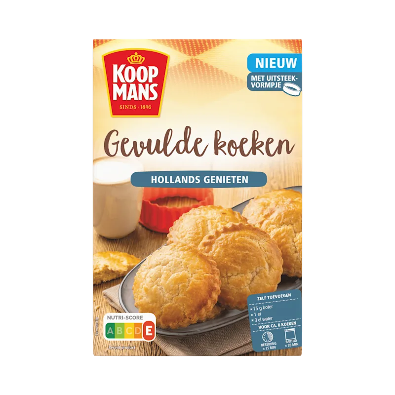 Koopmans Gevulde Koeken bakmix
