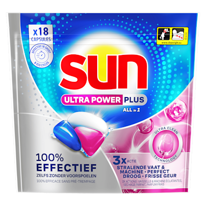 Sun Ultra Power Plus vaatwascapsules