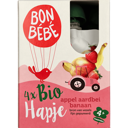 Bio 6+ appel aardbei multipack