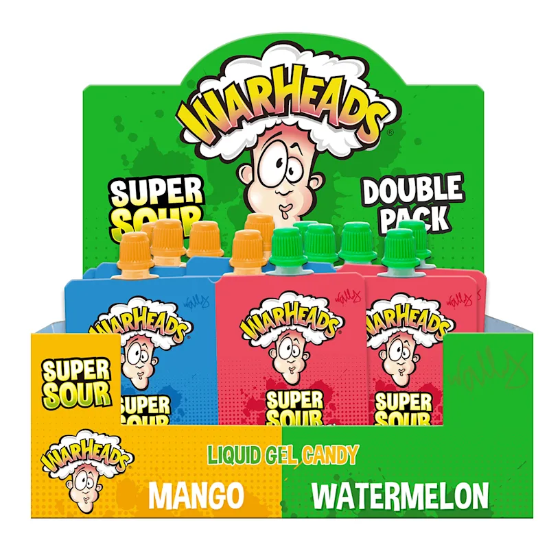 Warheads Super sour gel duopack