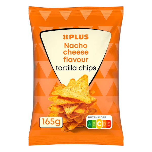 PLUS Tortilla chips nacho cheese