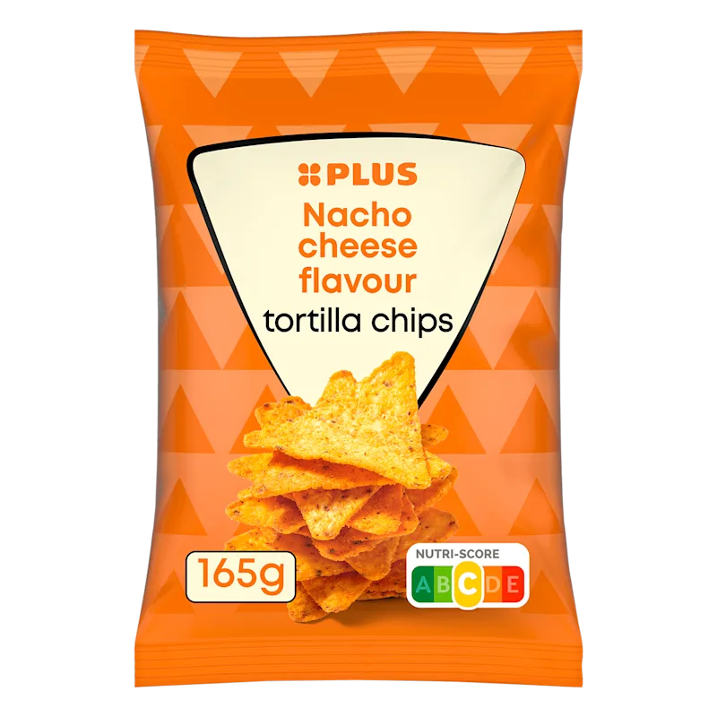 PLUS Tortilla chips nacho cheese