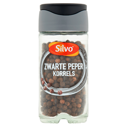 Peper zwart heel