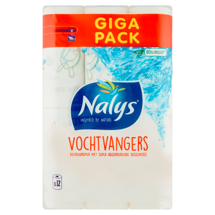 Keukenpapier met vochtvangers decor