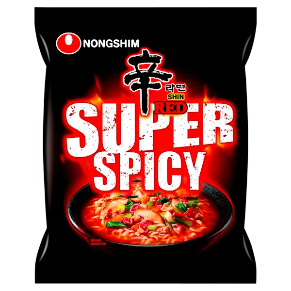 Nongshim Instant noedels shin red super spicy