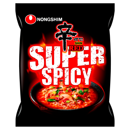 Instant noedels shin red super spicy