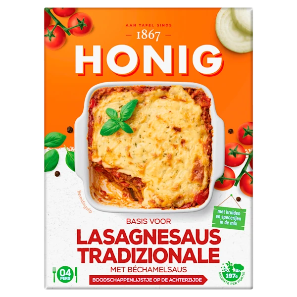 Honig Basis voor lasagnesaus traditionale