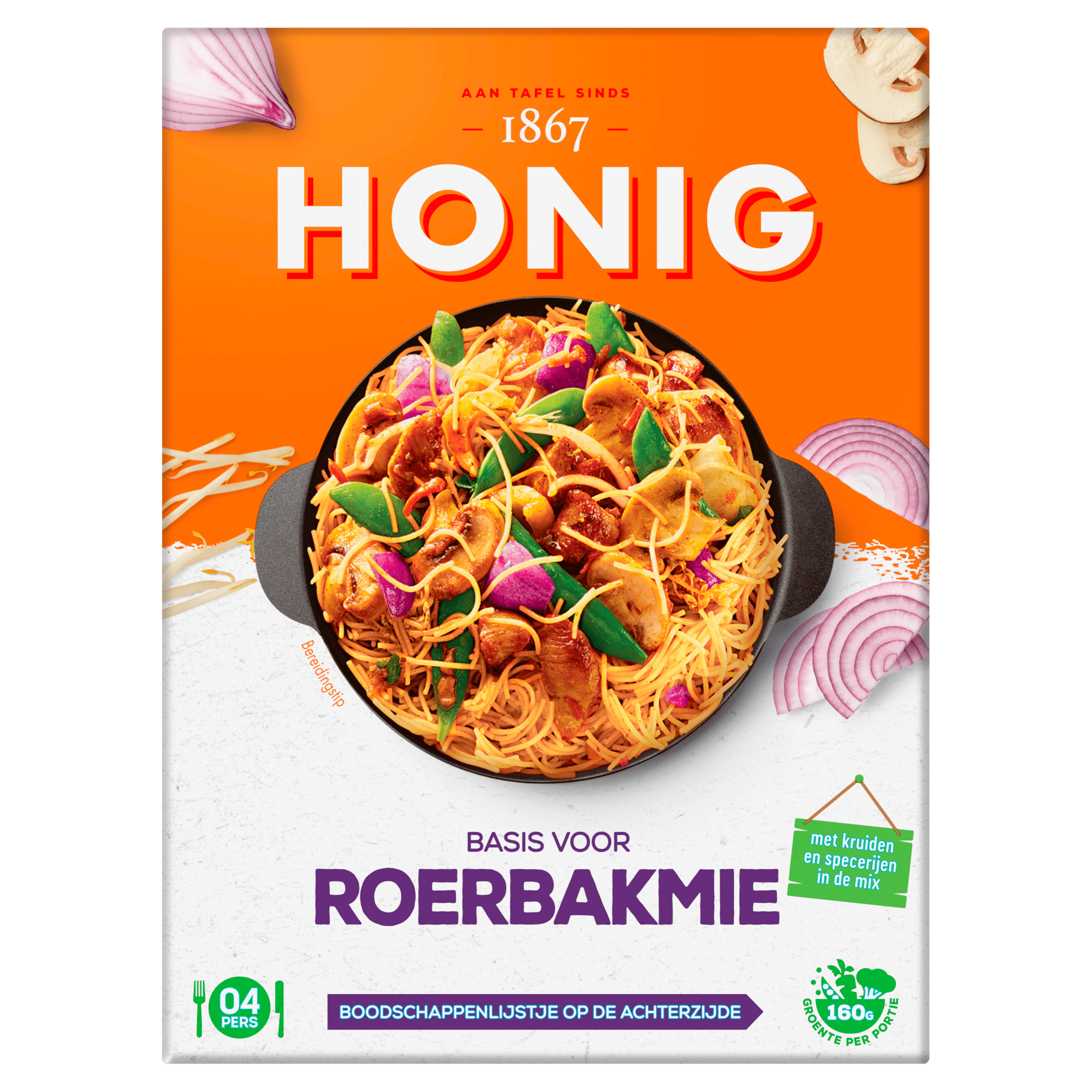 Honig Mix voor roerbakmie Per Pak 41 g