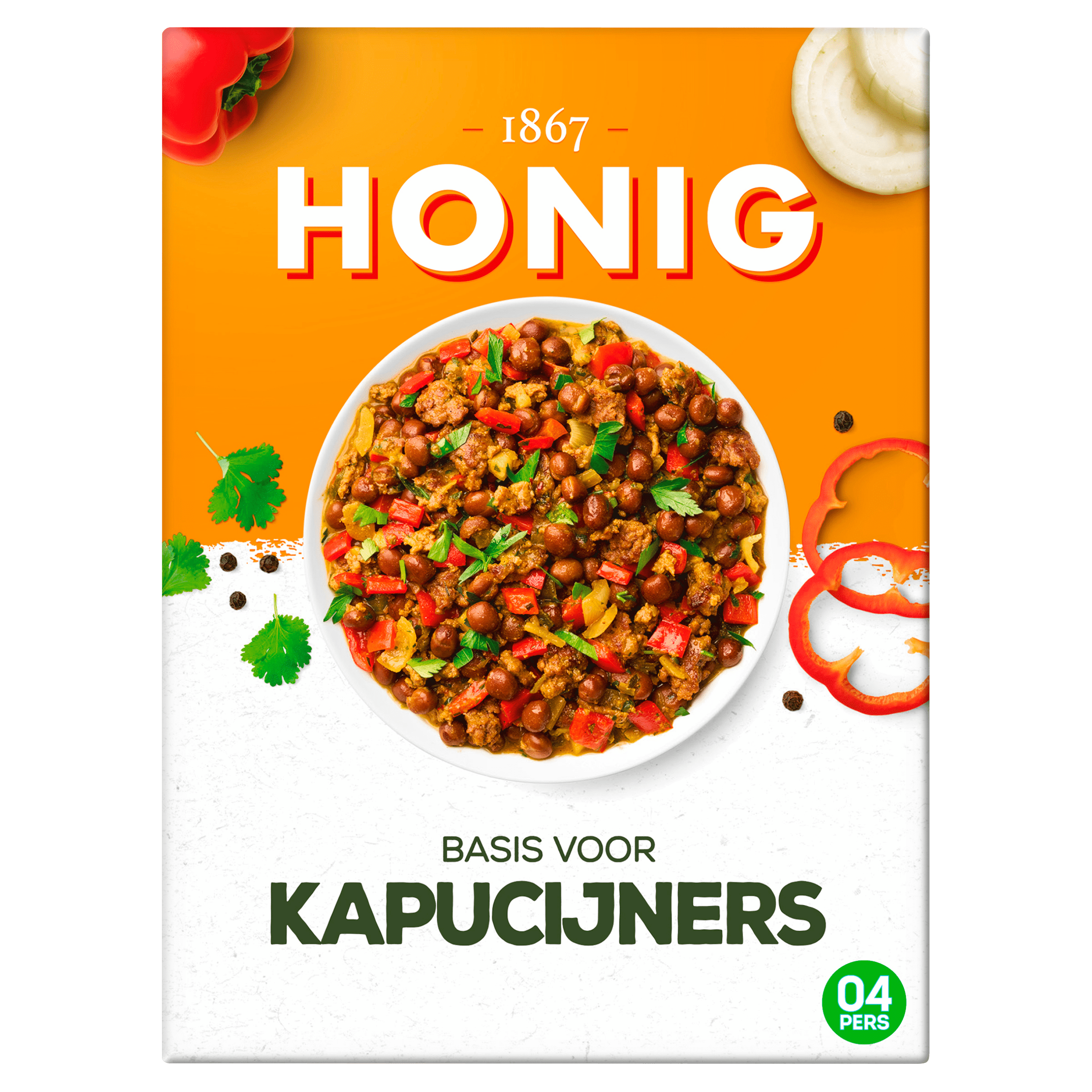 Honig Mix voor kapucijners Per Doos 45 g