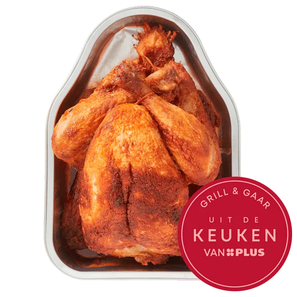 Uit de keuken van PLUS Gegrilde Hele Kip