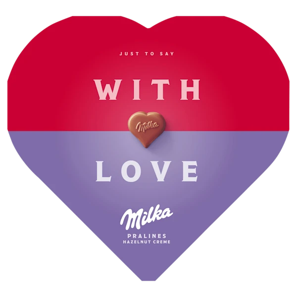 Milka I love Milka heart