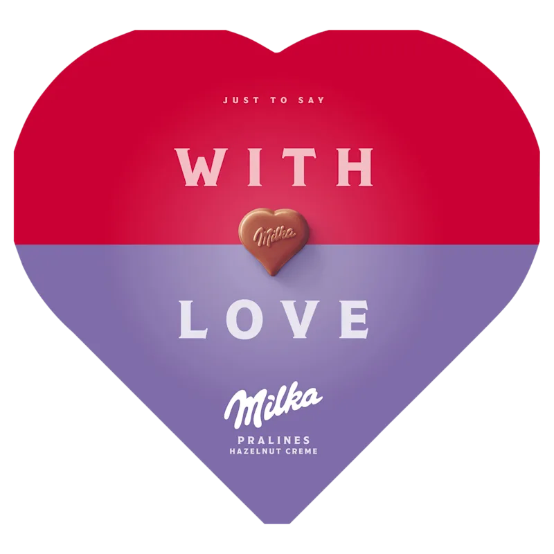 Milka I love Milka heart