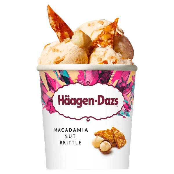Haagen Dazs Macademia nut brittle roomijs