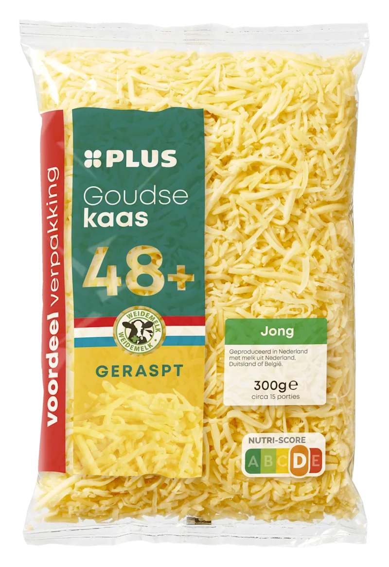 PLUS Goudse geraspte kaas jong
