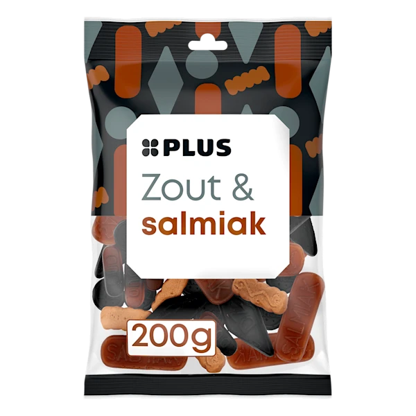 PLUS Zout en salmiak dropmix