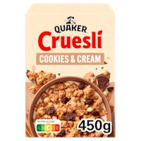 Quaker Cruesli cookies & cream
