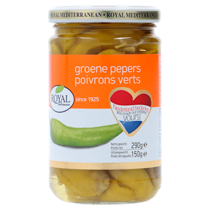 Groene pepers