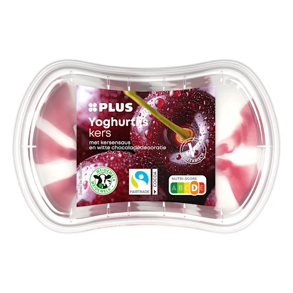 PLUS Kleintje yoghurtijs kers