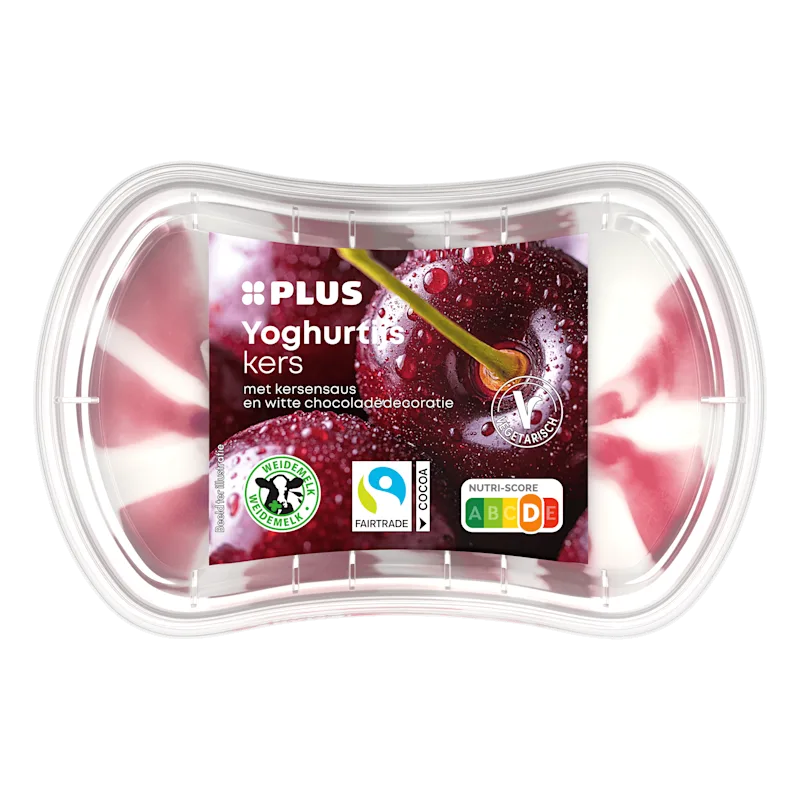 PLUS Kleintje yoghurtijs kers