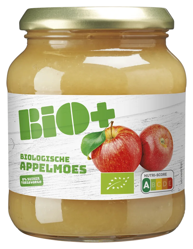 BIO+ Appelmoes zonder toegevoegd suiker