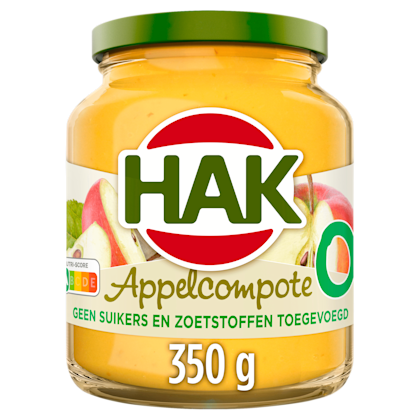 Appelcompote 0% suiker toegevoegd