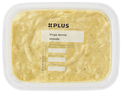 Vega kip-kerrie salade