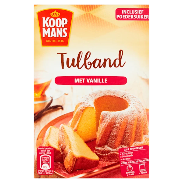Koopmans Tulband cake bakmix