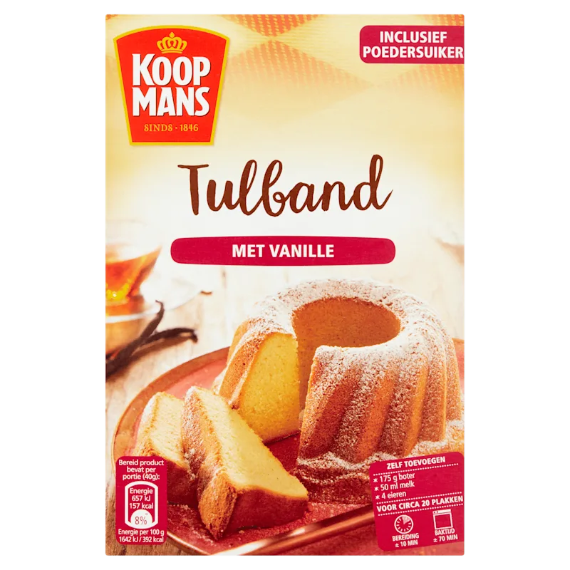 Koopmans Tulband cake bakmix