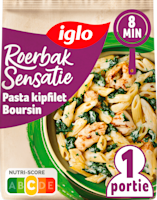 Iglo Roerbaksensatie Pasta met spinazie