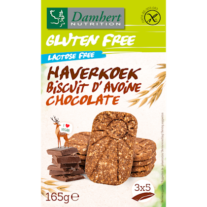 Glutenvrije haverkoek chocolade