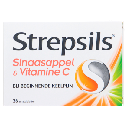 Zuigtabletten Sinaasappel Vitamine C