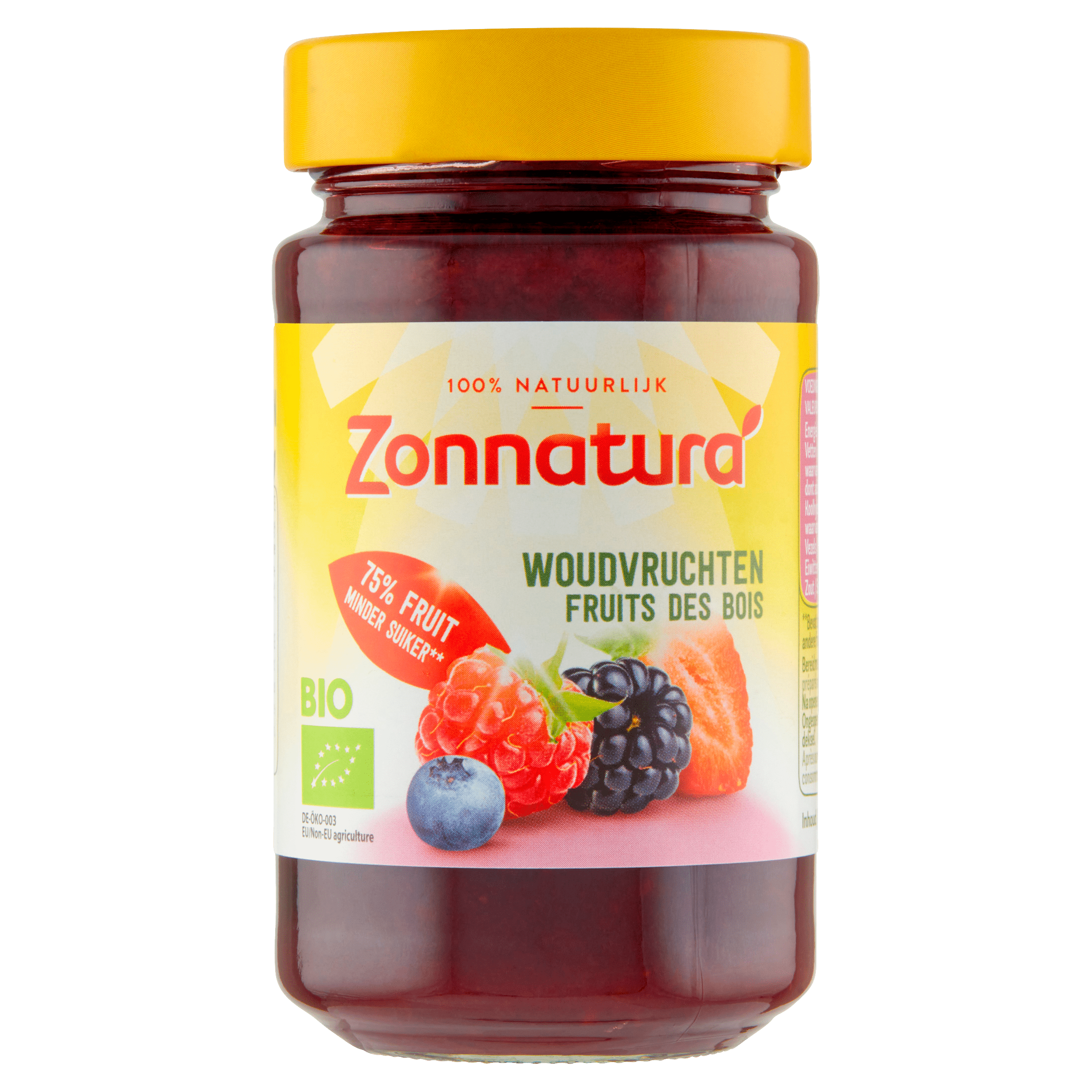 Zonnatura Fruitspread Bosvruchten Bio Per Bus 250 G