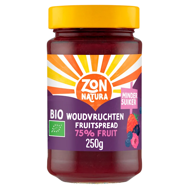 Zonnatura Fruitspread bosvruchten bio