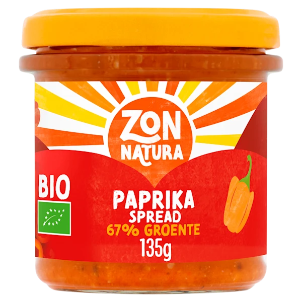 Zonnatura Groentespread paprika bio