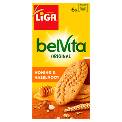 Liga Koekjes Honing & Hazelnoot