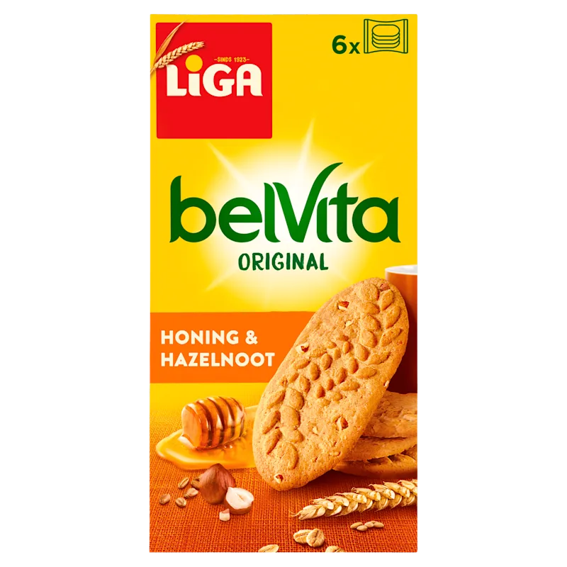 Liga Koekjes Honing & Hazelnoot